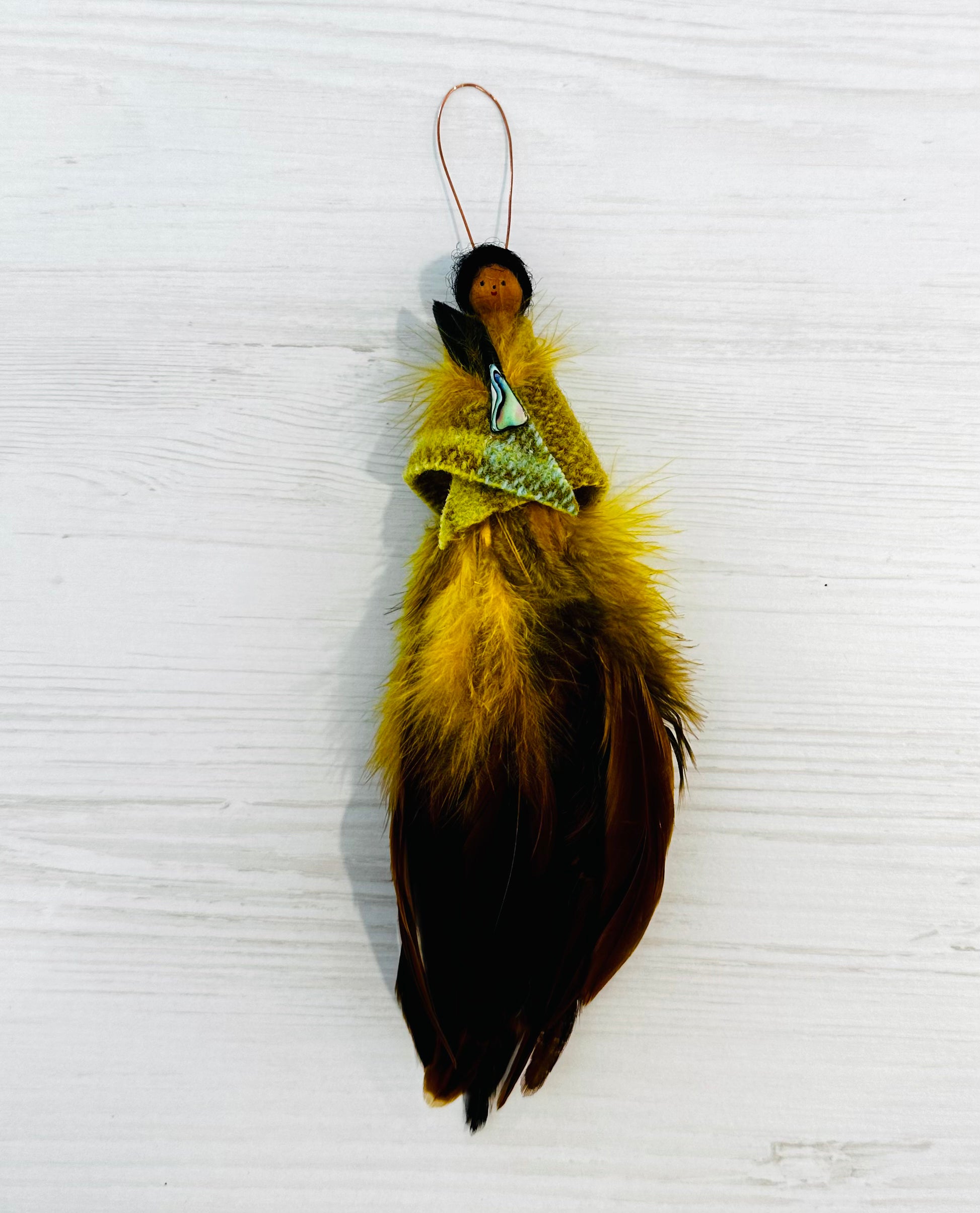 Feather hanging Doll