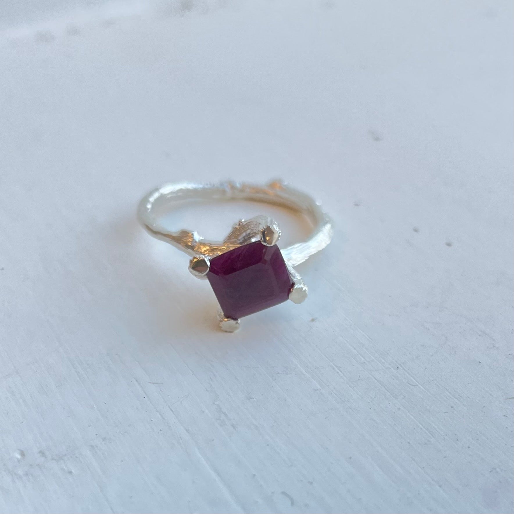 Briar Roots Ruby Ring