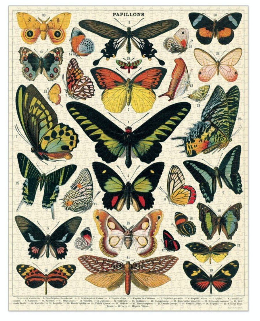 Vintage Butterfly Puzzle