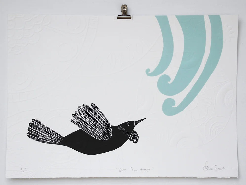 Blue Tui Hapu | ARTIST PROOF