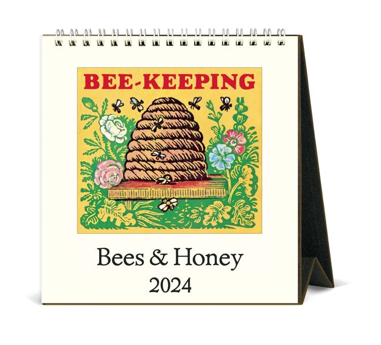 Cavallini Bees & Honey Calendar 2024 - RED Cavallini Bees & Honey Calendar 2024 - RED