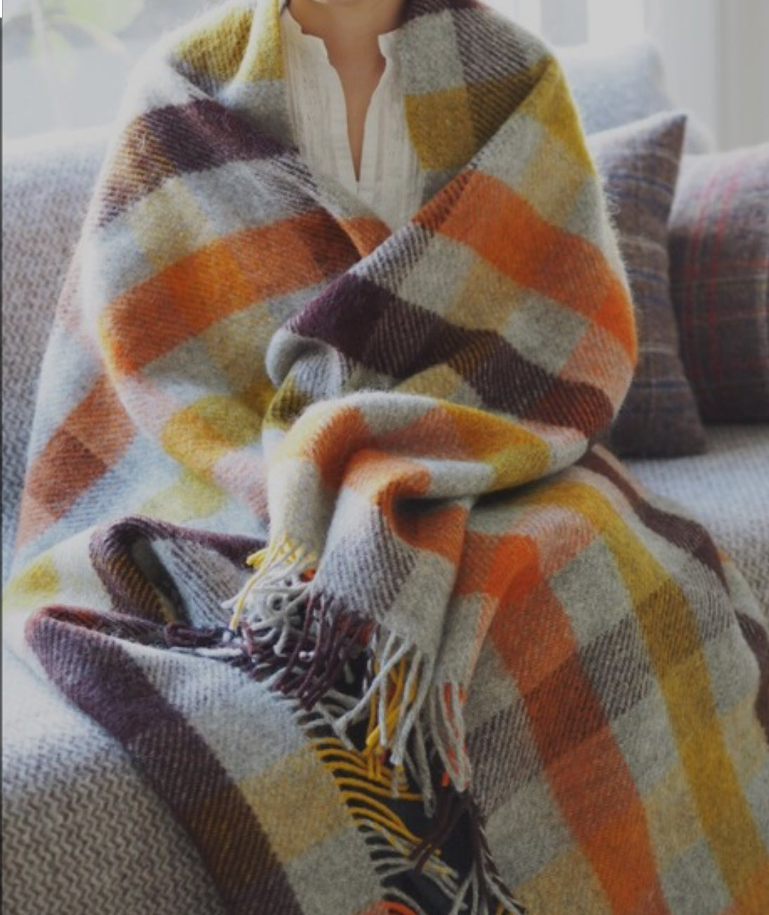 Premium Gotland Blended Wool Throw