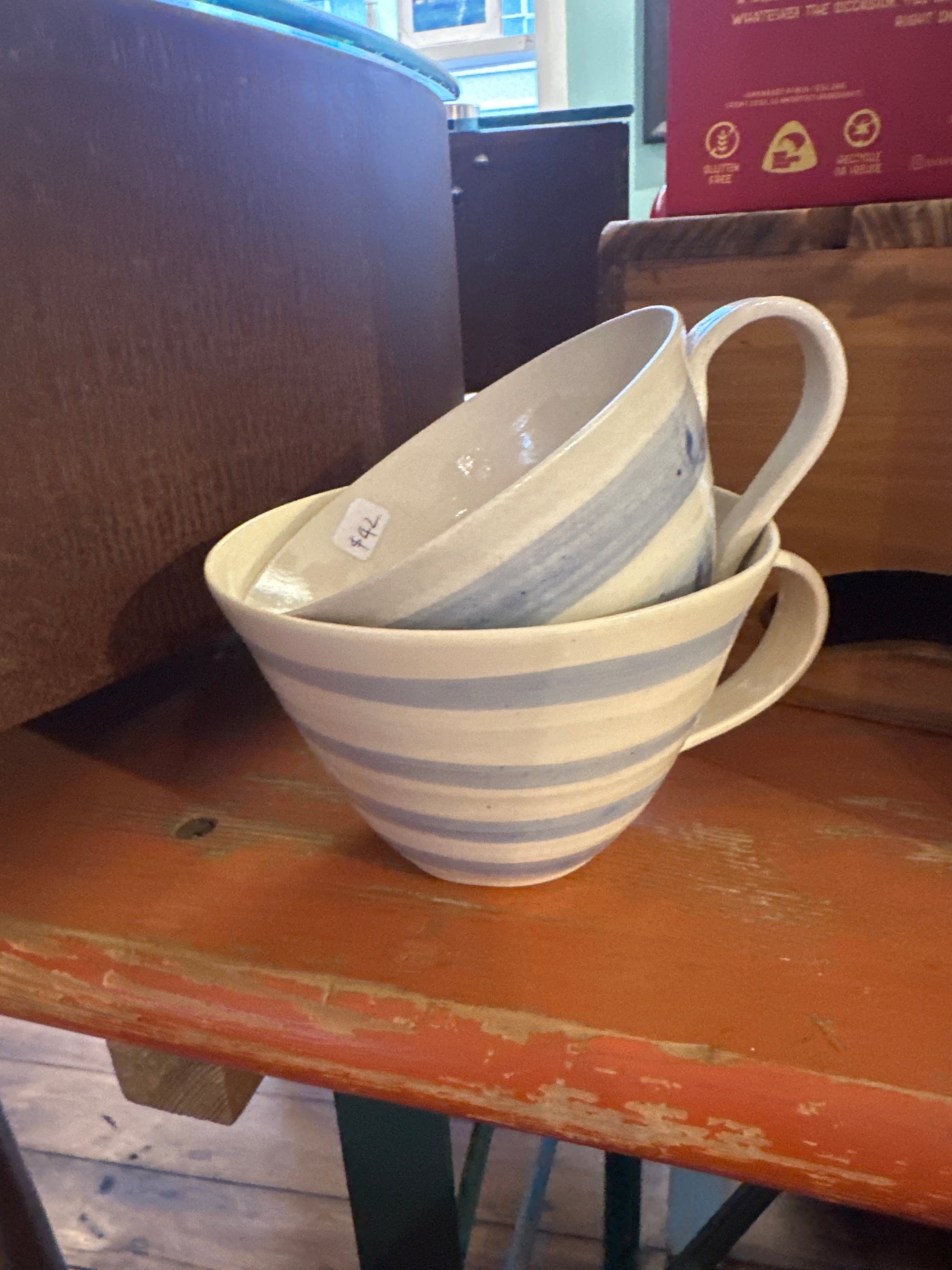Stripey Mugs