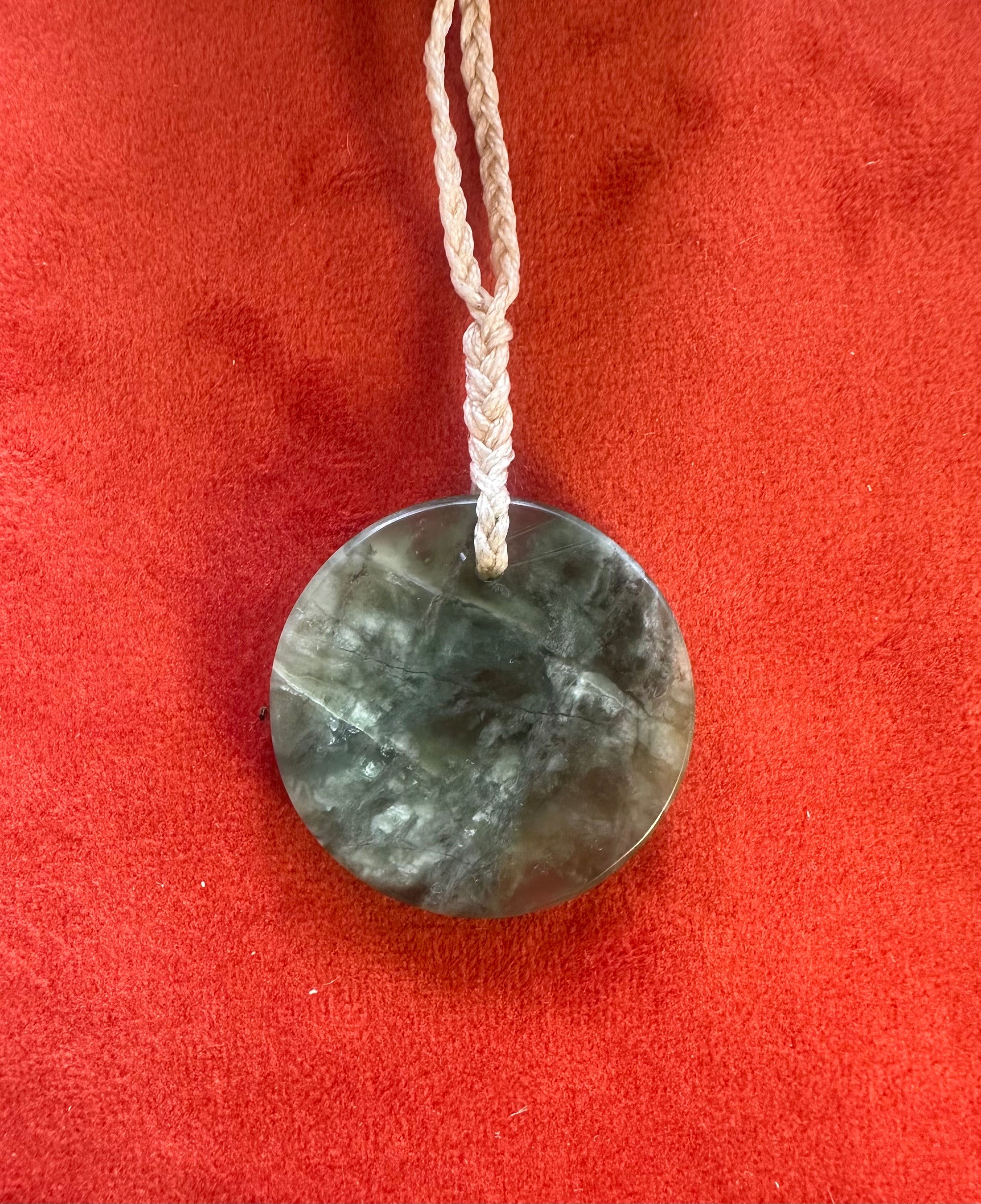 Precious Stone Rodingite Garnet Pendant