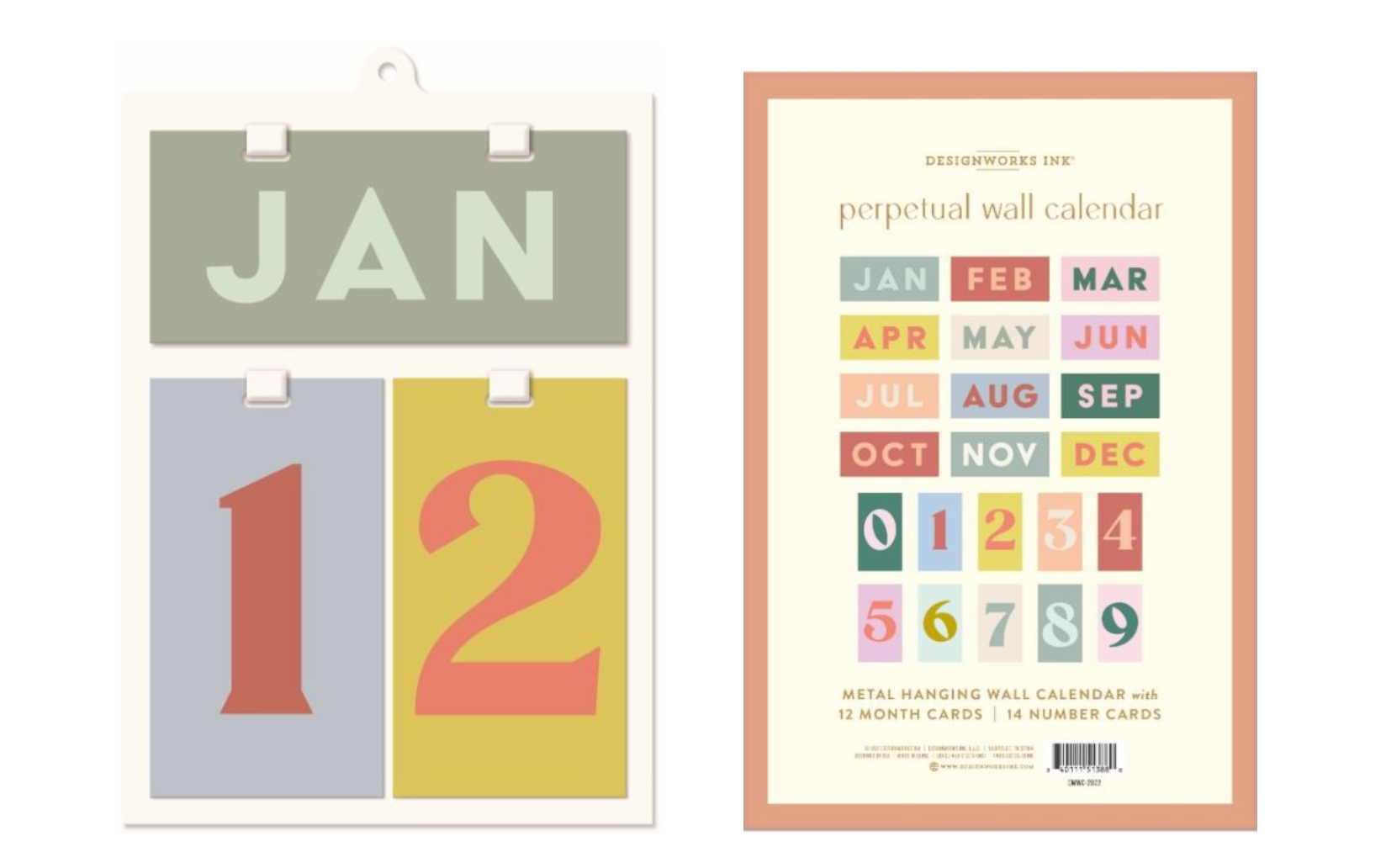 Perpetual Wall Calendar by Designworks Ink