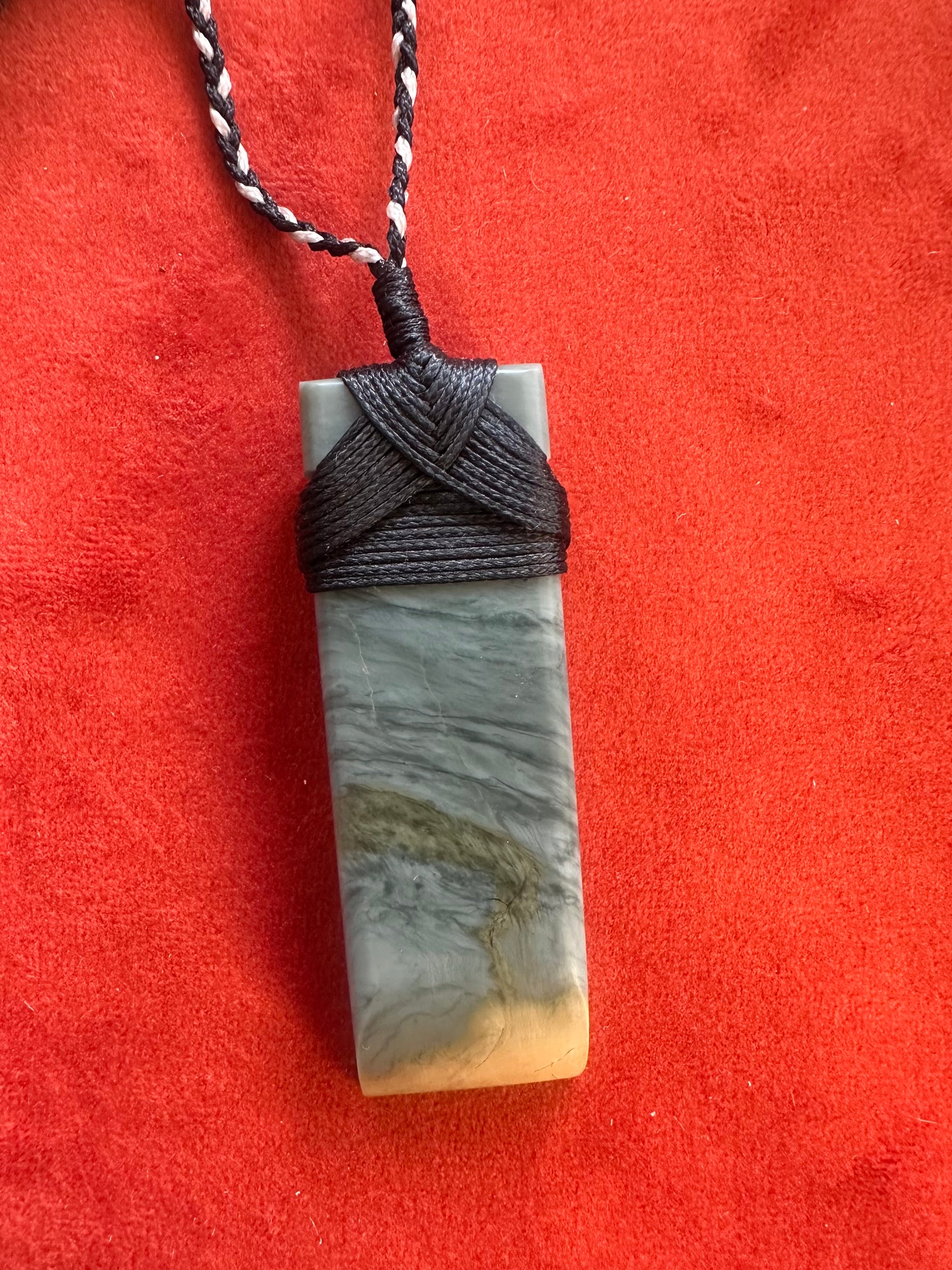 Precious Stone Nephrite Grey PounamuPendant