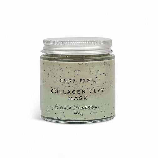 Collagen Clay Mask - Chia & Charcoal