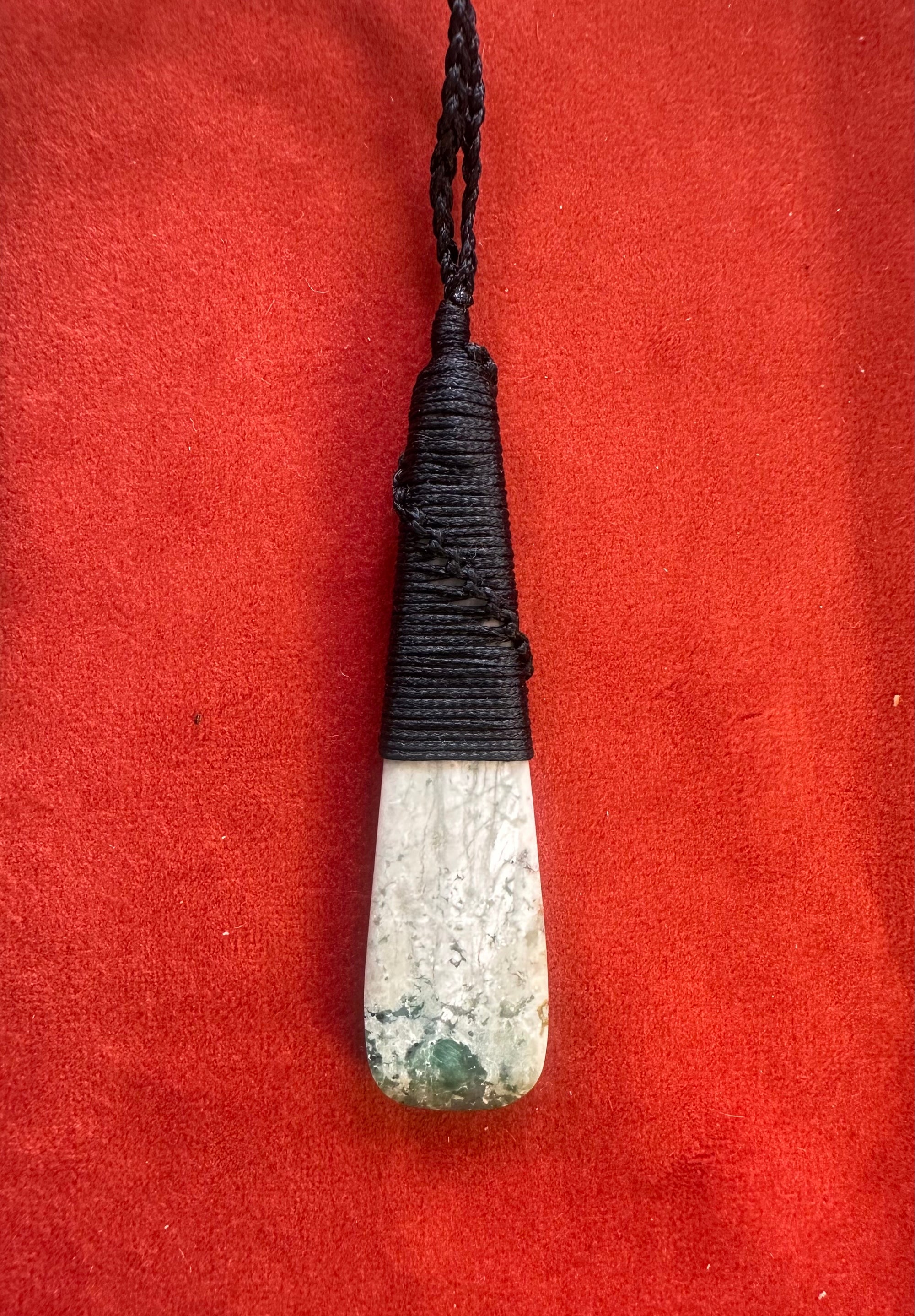 Precious Stone Rodingite Garnet Pendant