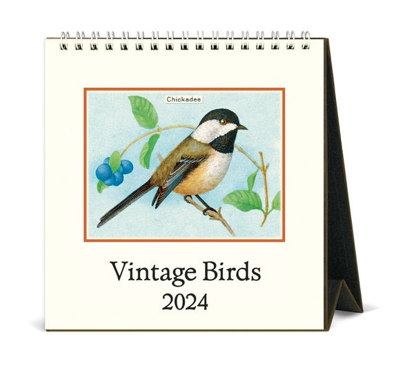 Bird Desk Calendar 2025 