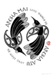 Aroha Mai, Aroha Atu open edition giclee print