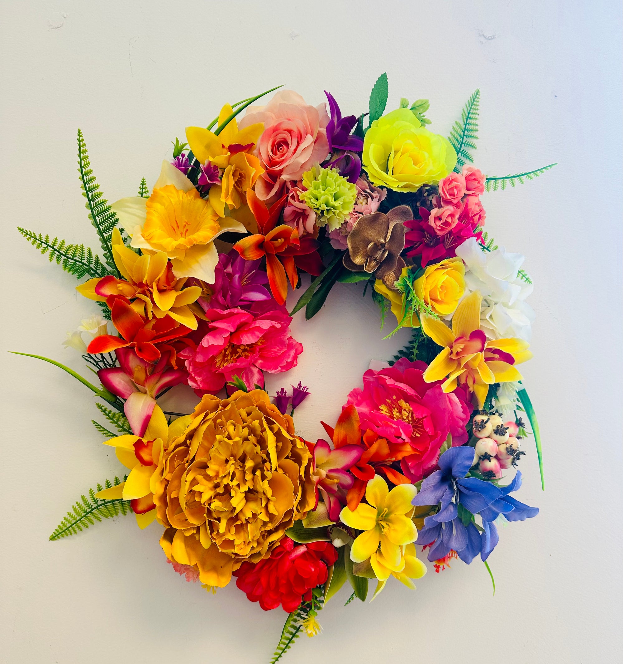 Bright Floral Wreath