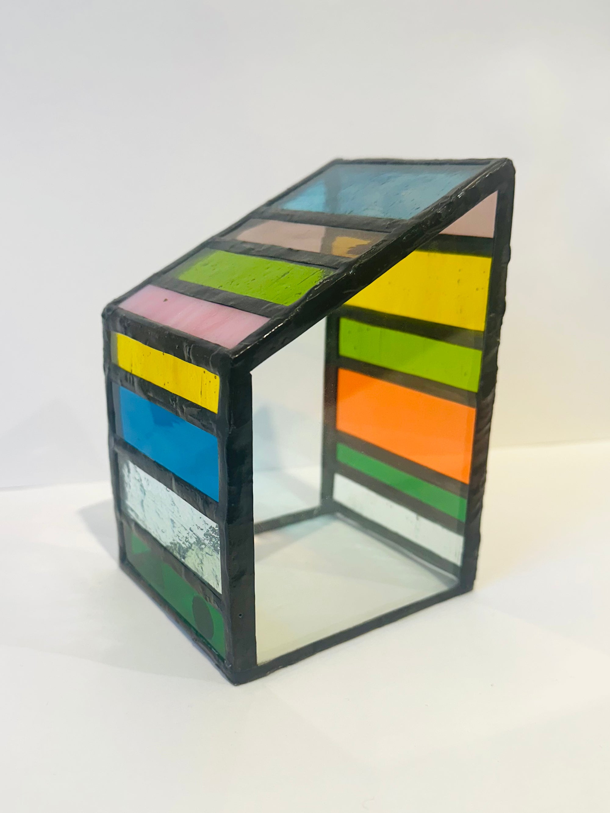 Striped House Sculpture