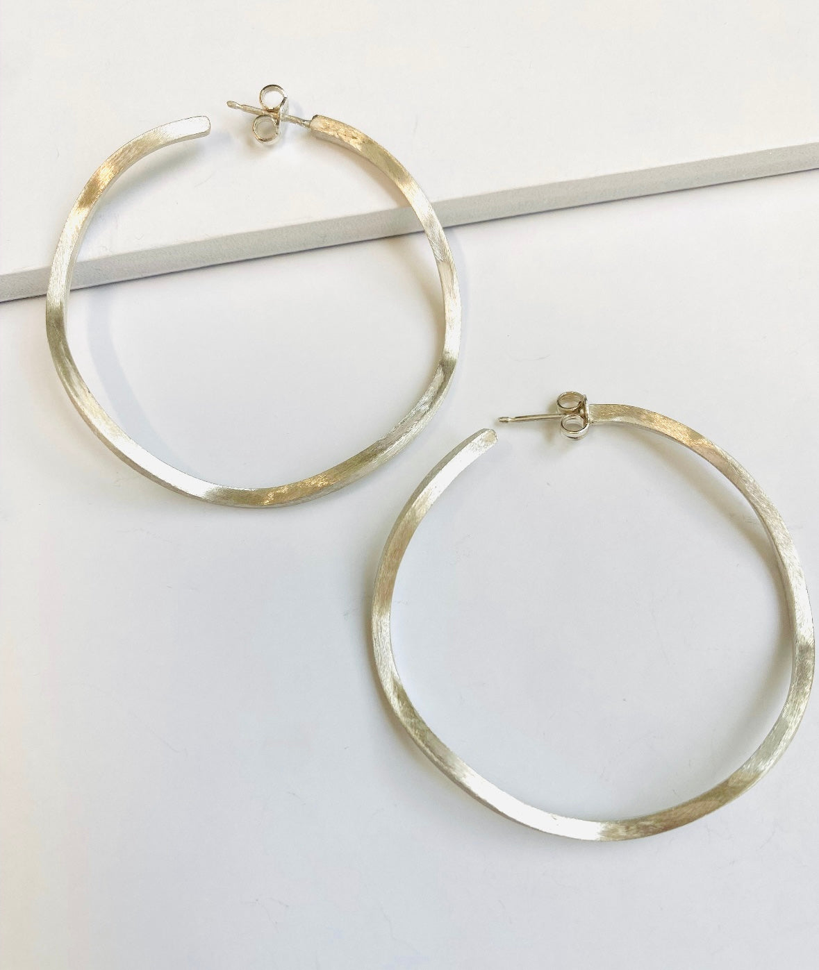 Wave Hoop Earrings