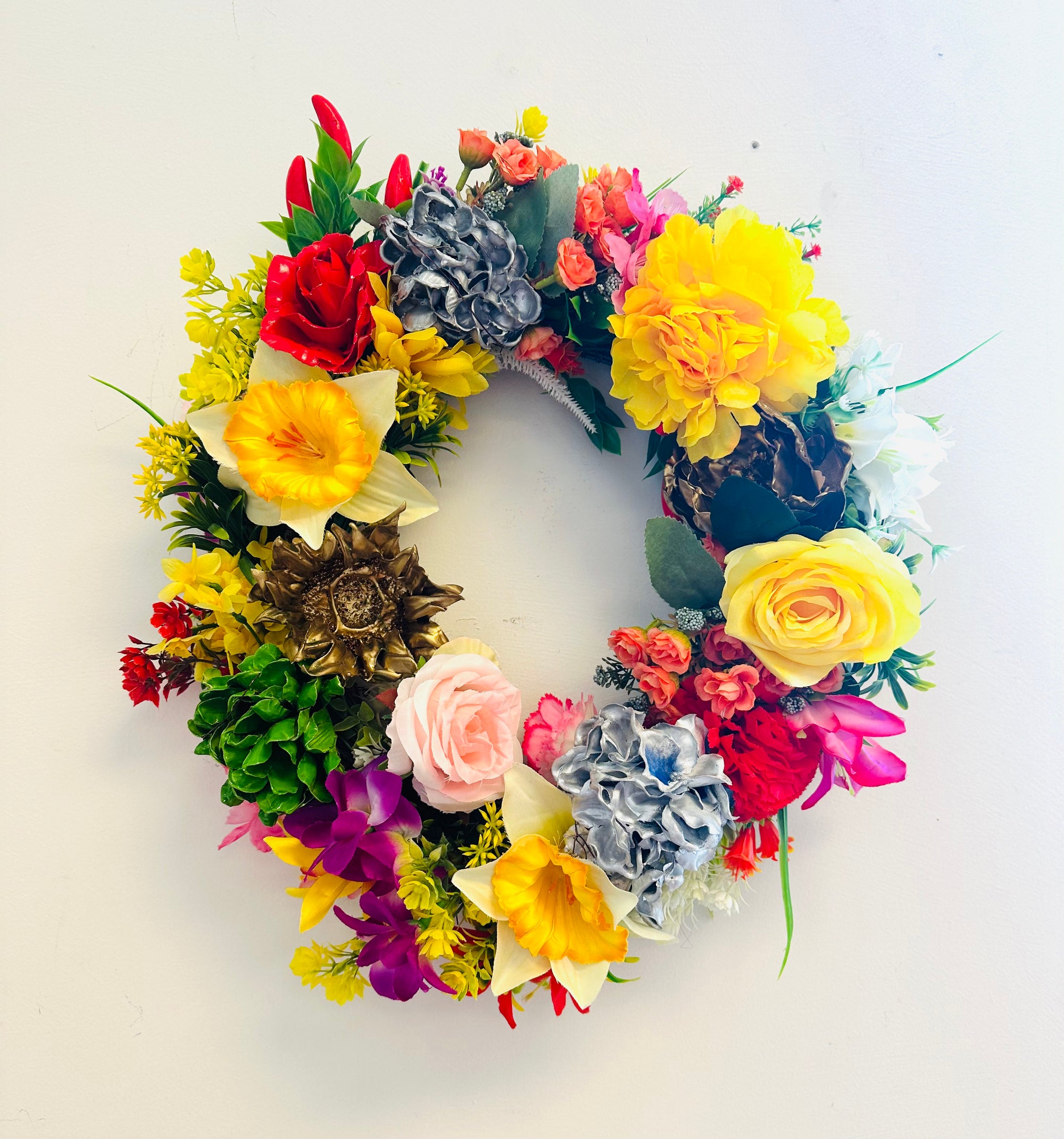 Summer Floral Wreath