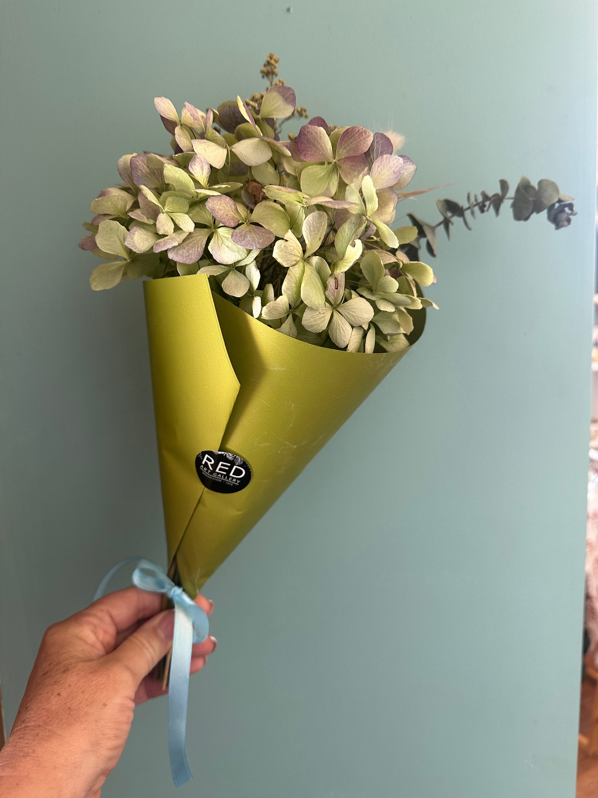 Dried flower bunch