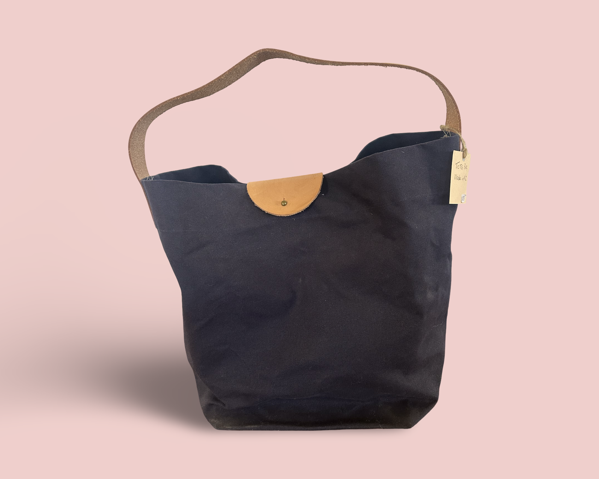 Canvas Bag with leather strap