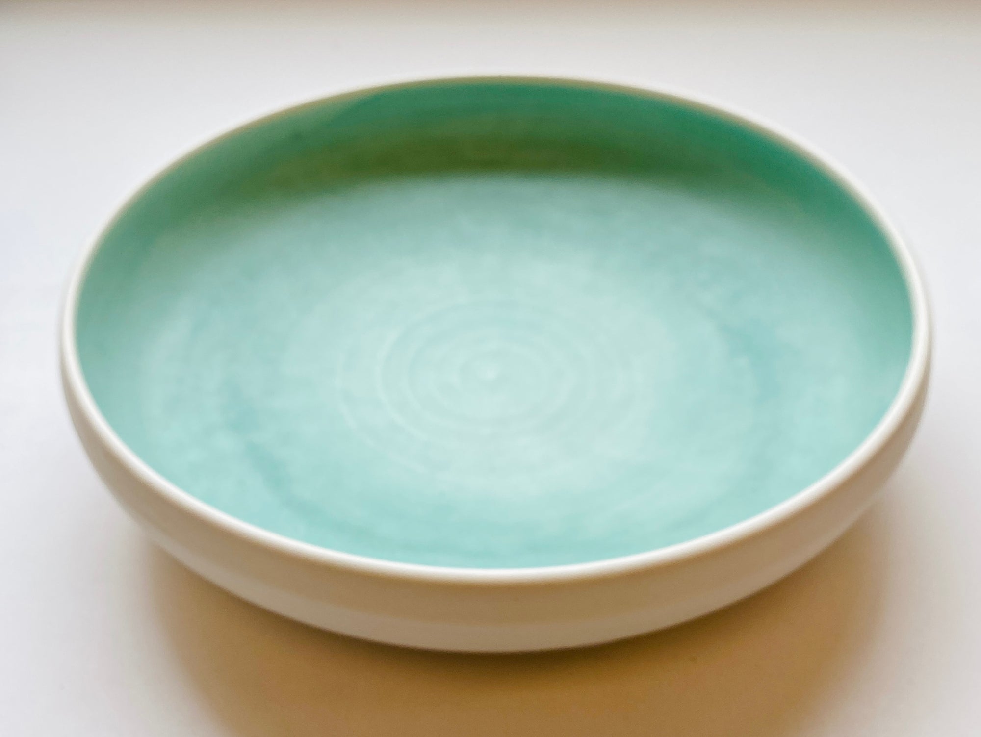 Teal & White Bowls