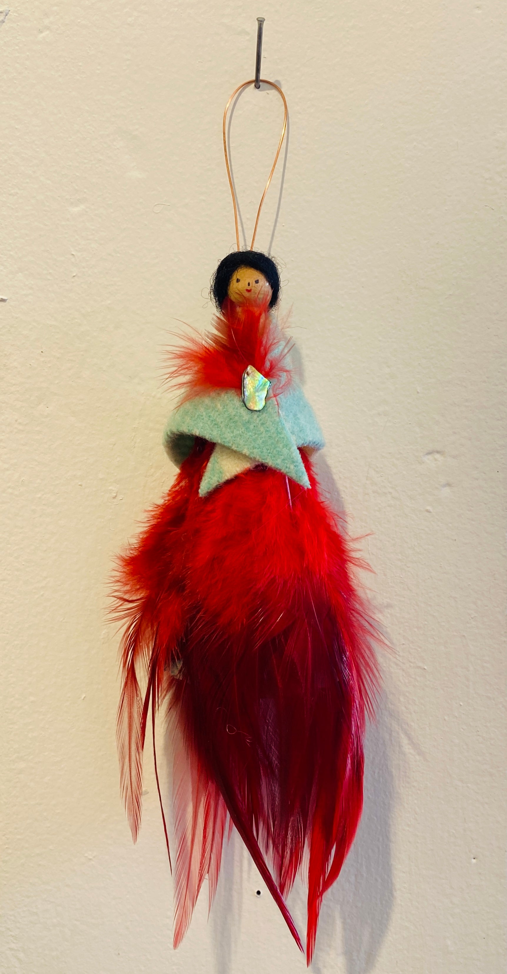 Feather hanging Doll