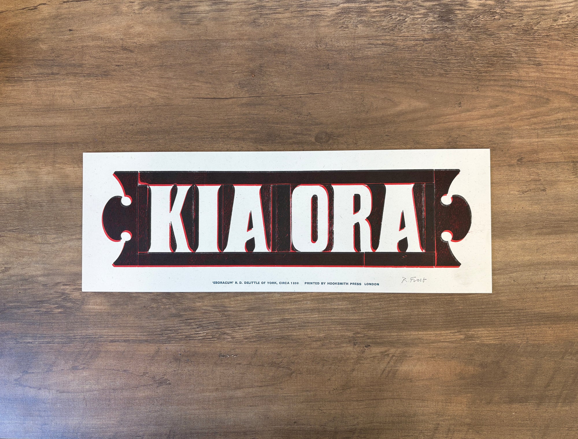Kia Ora Print ||