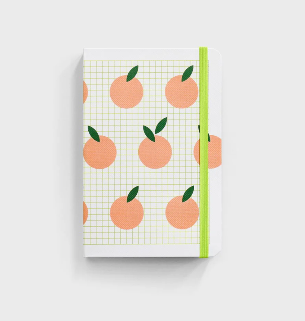 Hardcover Notebook | Peach Grid