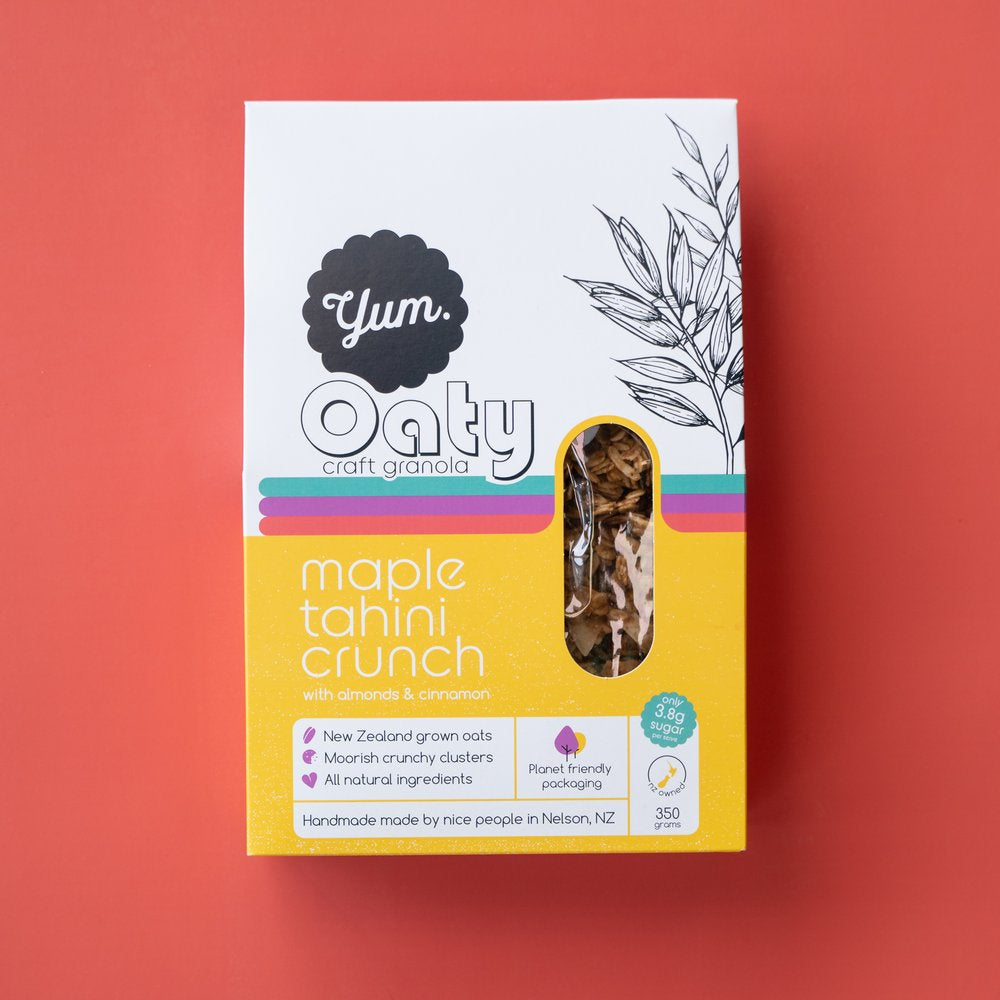 Oat Maple Tahini Crunch Granola