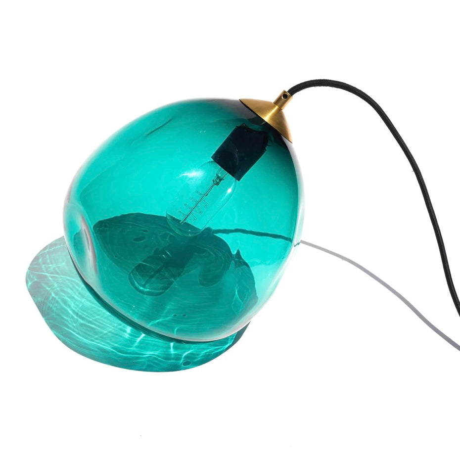Deflated Glass Lamp