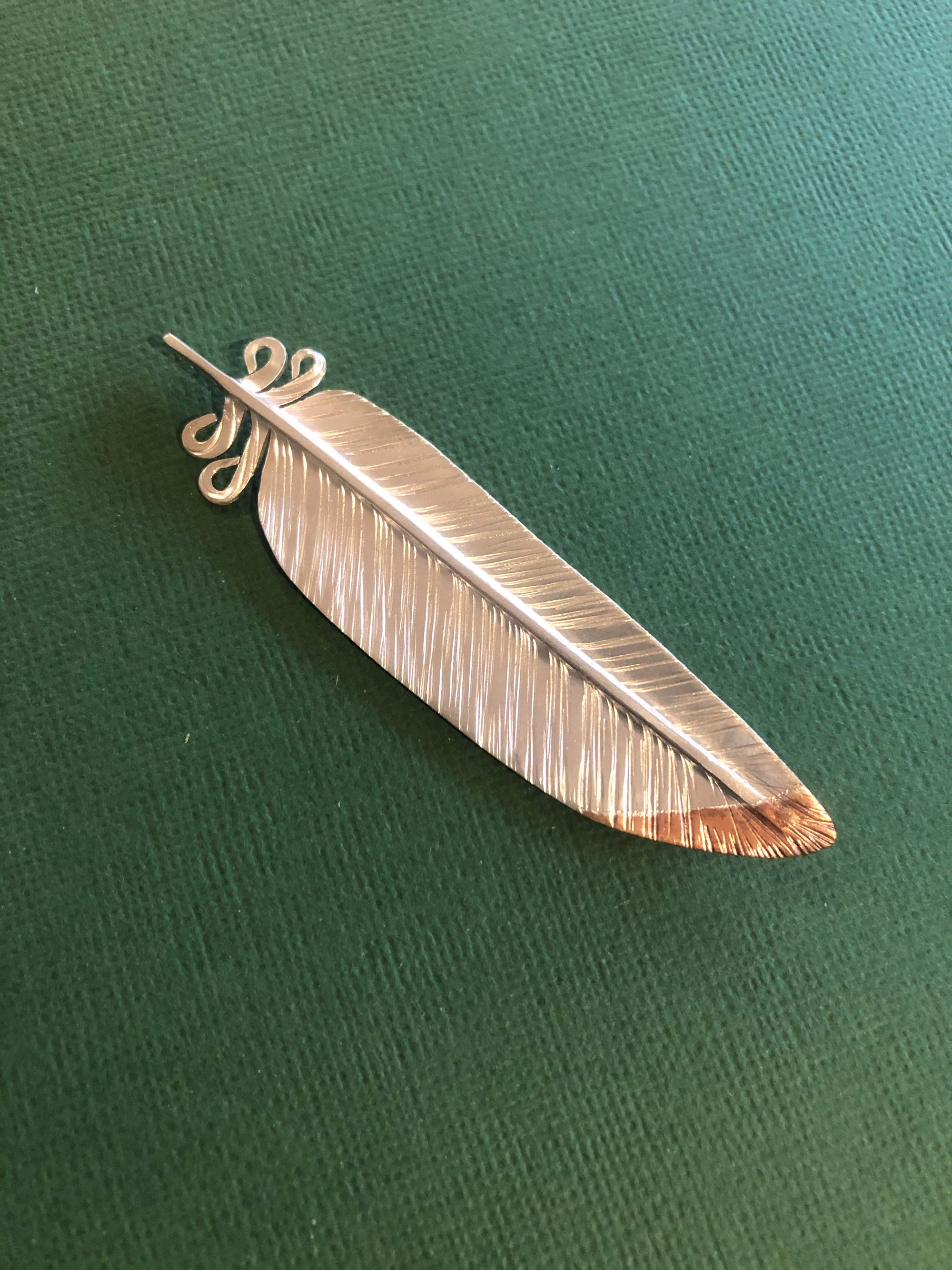 Seabird Feather Brooch