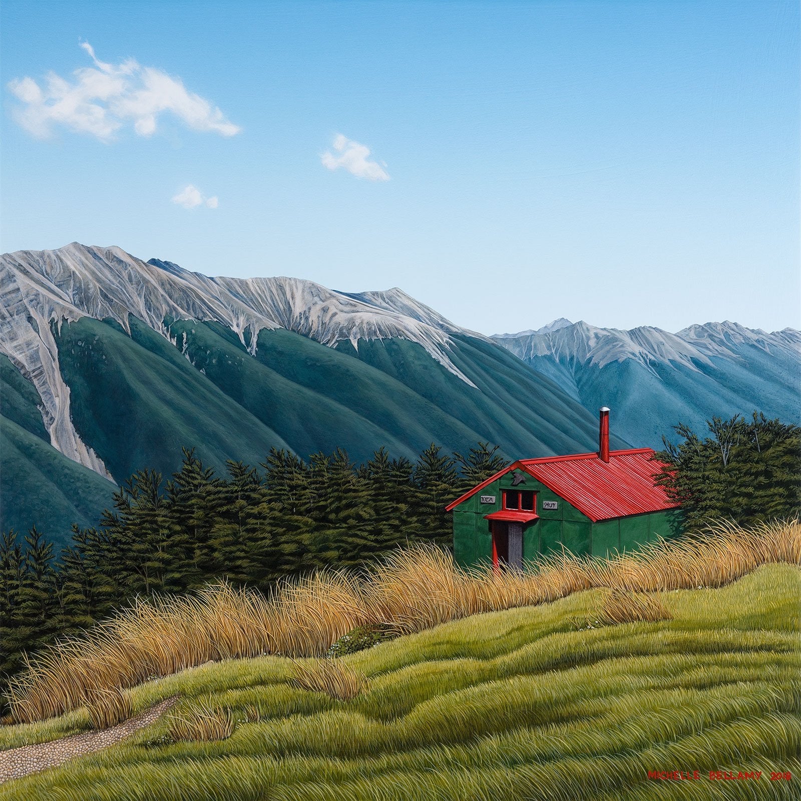 Kea Hut, Mt Robert, Nelson Lakes, New Zealand 2020