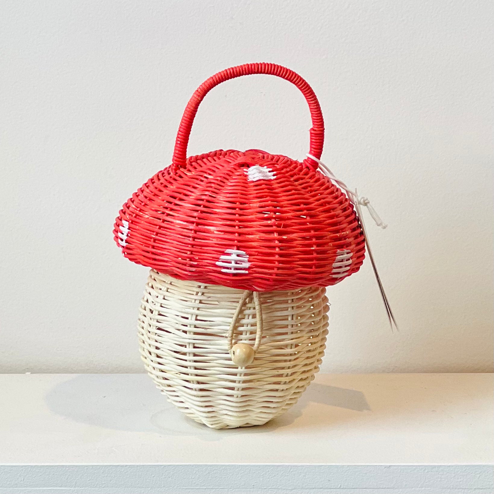 Mushroom Wicker Basket