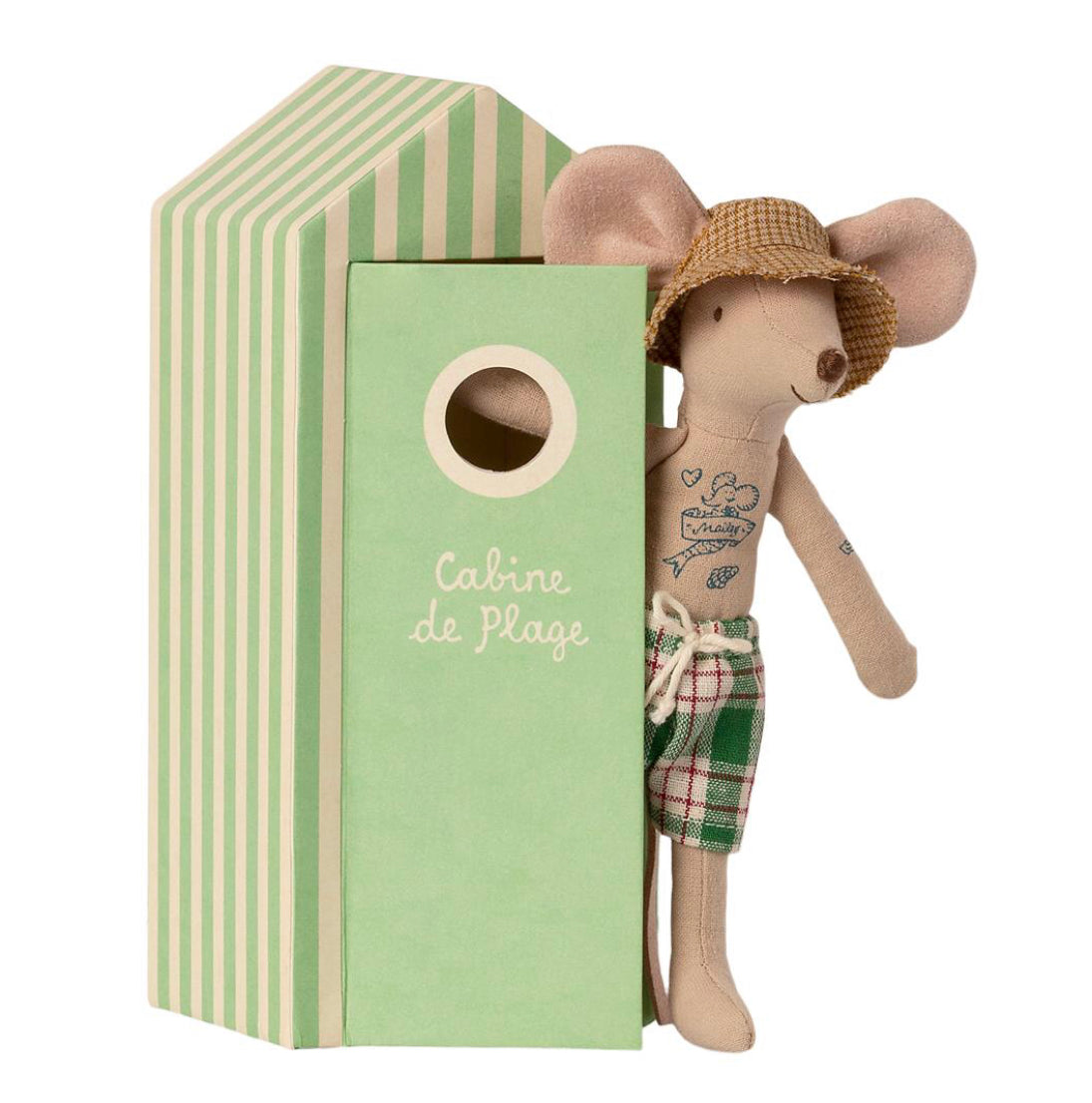 Dad Mouse with Beach cabin